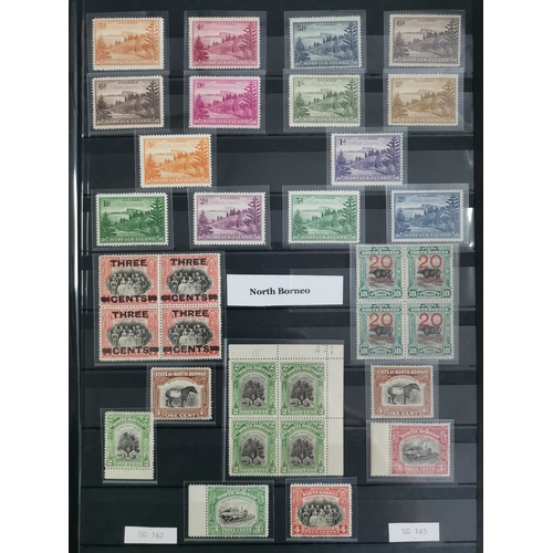 1 - ***VIDEO AVAILABLE*** Very good BC KGV-VI apparently all UM collection in 4 boxed Lighthouse stockbo... 