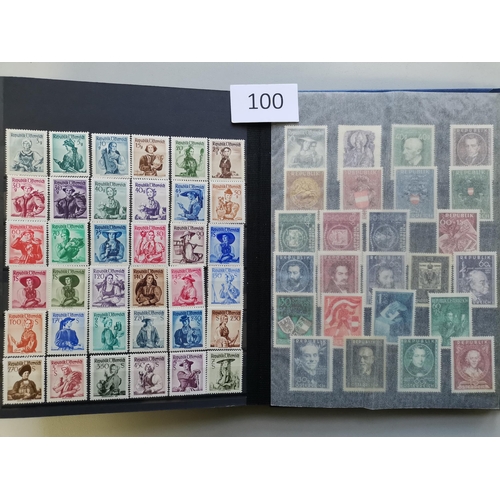 100 - ***VIDEO AVAILABLE*** Fine M collection in stockbook  the majority unmounted  incl. 1925-30 Air to 1... 