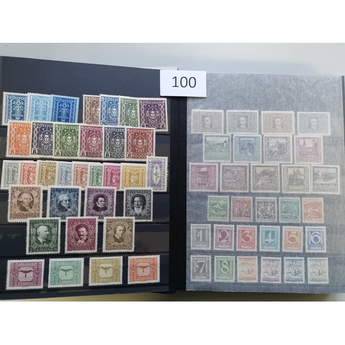 100 - ***VIDEO AVAILABLE*** Fine M collection in stockbook  the majority unmounted  incl. 1925-30 Air to 1... 