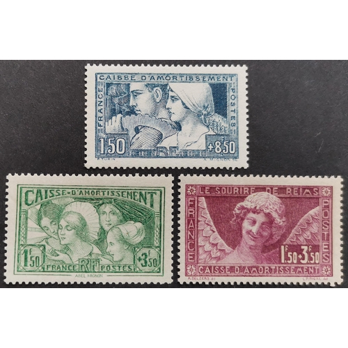 151 - Sinking Fund 1928 1f50 + 8f50  1930 1f50 + 3f50 and 1931 1f50 + 3f50 fine UM. SG463  480 and 493. (3... 