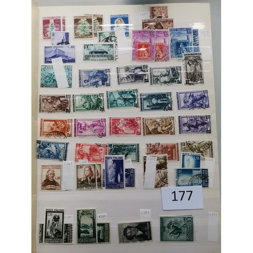 177 - c.1940's to 1960's M and U collection in stockbook  mixed condition  incl. better commems  1953-54 8... 