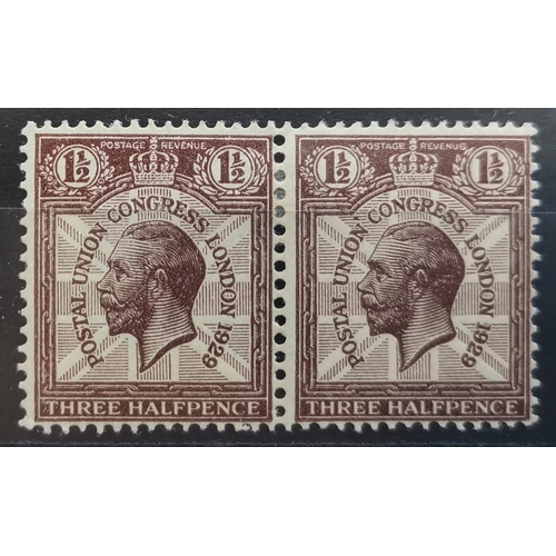 599 - VARIETIES. M or UM unlisted varieties on 1912-24 1d (2 blocks of 4)  1924-6 1d  and 1929 PUC 1d sing... 