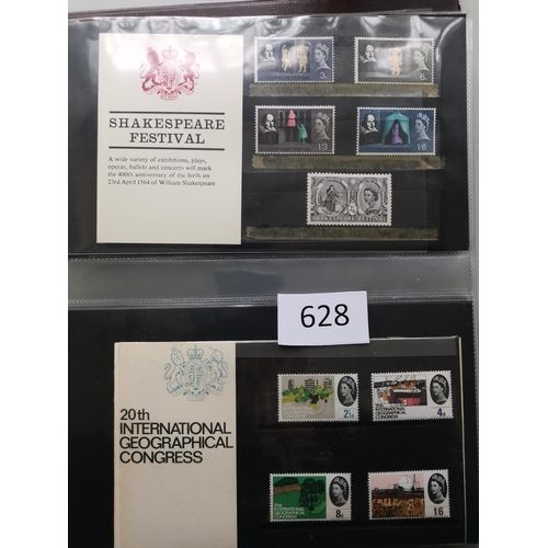 628 - PRESENTATION PACKS. 1964-70 Packs  mostly without original cellophane  incl. Geographical  Botannica... 