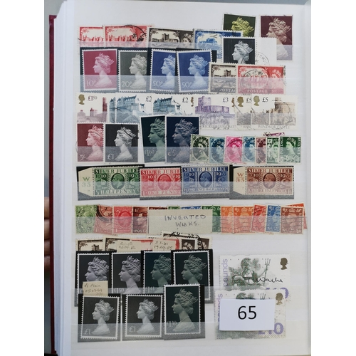 65 - Ranges in stockbook with some BC but main value in France c.1930's to 1960's M. (many 100's)