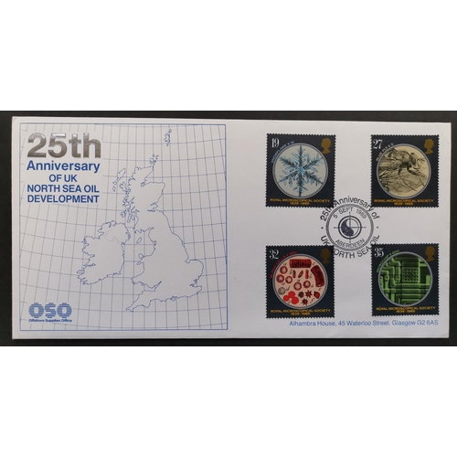 723 - 1989 Microscopes  UK North Sea Oil official FDC. (1 cover)