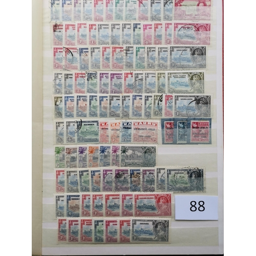 88 - BC early to middle period mainly used in stockbook  incl. early Rhodesia. (100's)