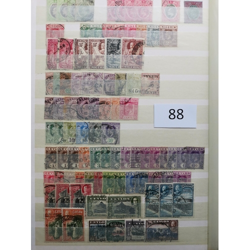 88 - BC early to middle period mainly used in stockbook  incl. early Rhodesia. (100's)