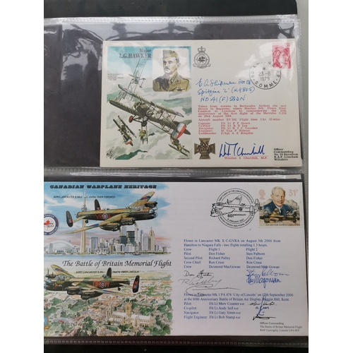 641 - A collection of signed covers  GB and other countries  with WWII related signatures. (50 covers)