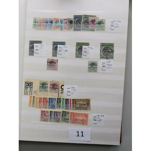 11 - MIXED WORLD.  KGV fine used range of sets and singles in red stockbook  good range of defins  1948 W... 