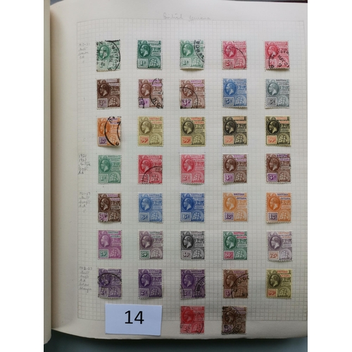 14 - MIXED WORLD.  Useful BC KGV M/U collection on leaves  incl. 1935 SJ sets/vals M or U  misc values to... 