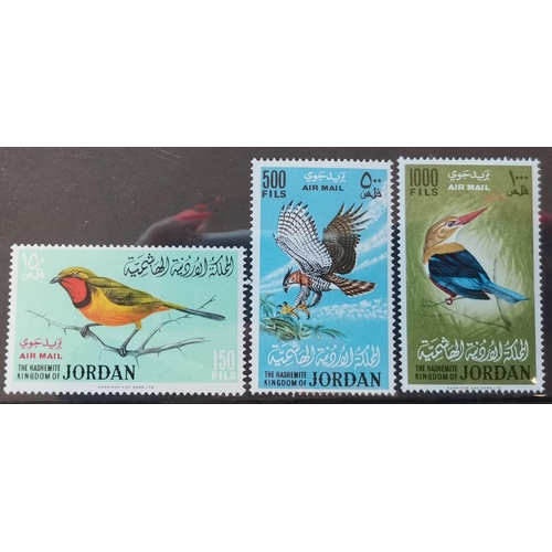 154 - JORDAN.  1964 Air Birds set of 3 UM. SG627-9. Cat. £325. (3)