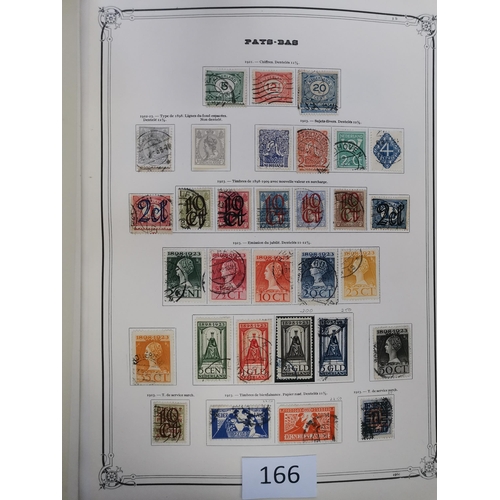 166 - NETHERLANDS.  1852-1996 collection in large Yvert printed album  some M  but the majority FU  most s... 