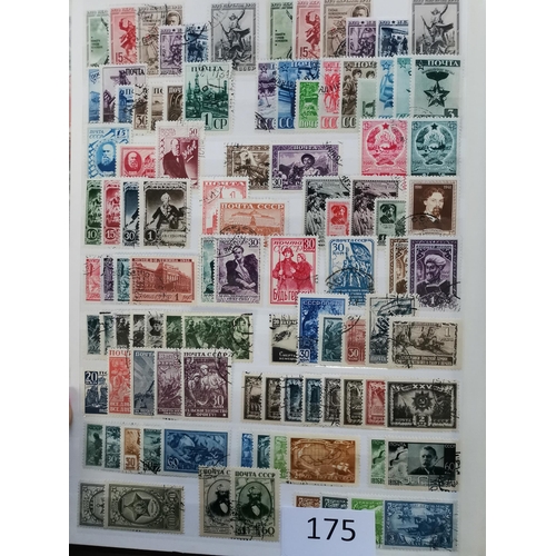 175 - RUSSIA.  Fine used collection in 2 large stockbooks  from 1935 Games set to c.1990  incl. many usefu... 