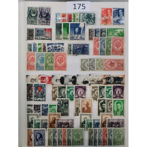 175 - RUSSIA.  Fine used collection in 2 large stockbooks  from 1935 Games set to c.1990  incl. many usefu... 