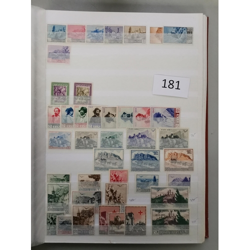 181 - SAN MARINO.  M or UM collection in stockbook from c.1918 to late 1990's  many useful sets or values ... 