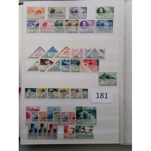 181 - SAN MARINO.  M or UM collection in stockbook from c.1918 to late 1990's  many useful sets or values ... 