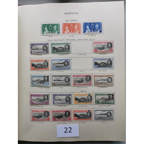 22 - MIXED WORLD.  KGVI-QE c.1930's to 1950's M and U in 3 New Age albums  sets and part sets  useful KGV... 