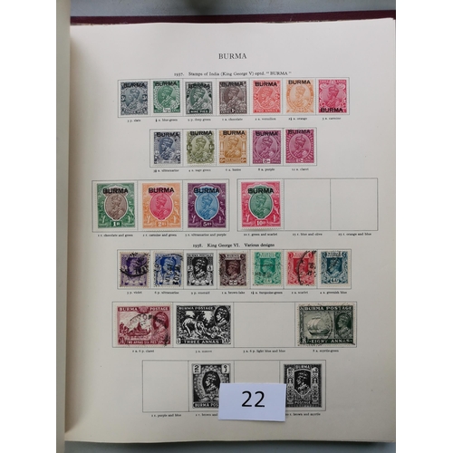 22 - MIXED WORLD.  KGVI-QE c.1930's to 1950's M and U in 3 New Age albums  sets and part sets  useful KGV... 