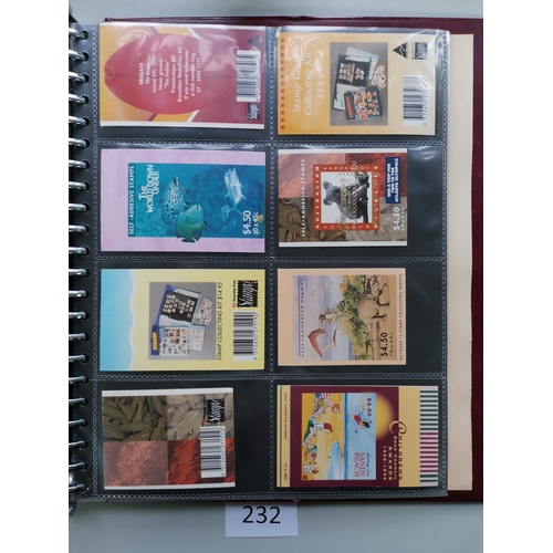 232 - AUSTRALIA.  BOOKLETS. A collection of decimal issues in album. Face approx. $330. (77 bklts)