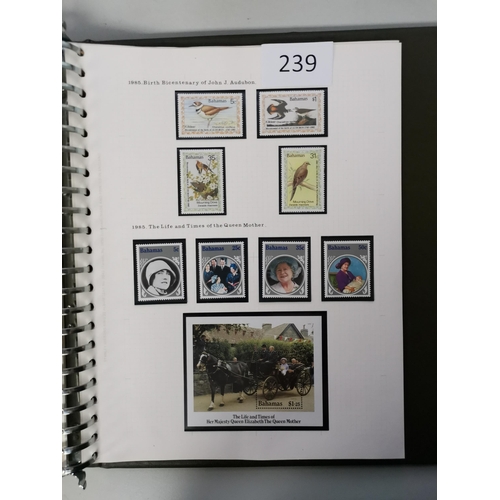 239 - BAHAMAS.  1954-85 M or UM collection in album incl. defin sets. (100's)