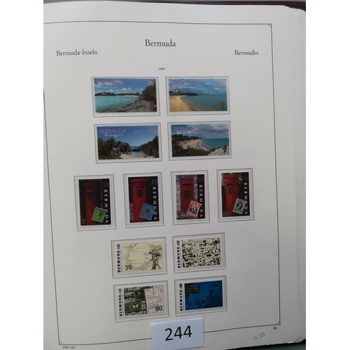 244 - BERMUDA.  1935-2007 collection in 2 Kabe binders  KGVI is M or UM  QE is UM and looks quite complete... 