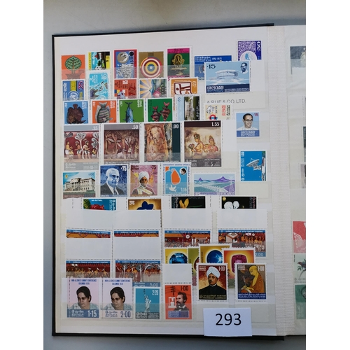 293 - CEYLON.  Collection in stockbook  main value in 1970's to c.1991 UM issues  noted 1976 Gems set and ... 