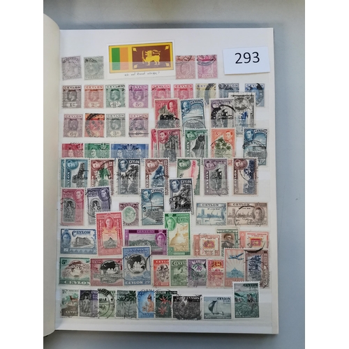 293 - CEYLON.  Collection in stockbook  main value in 1970's to c.1991 UM issues  noted 1976 Gems set and ... 