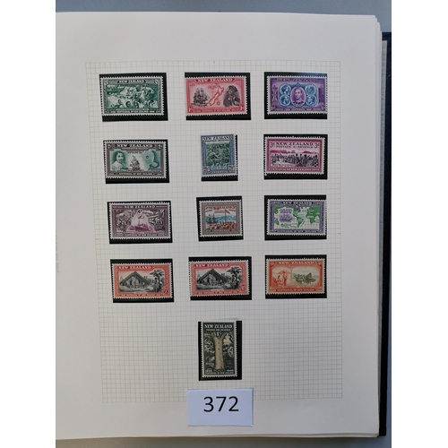 372 - NEW ZEALAND.  QV-QE collection in 2 volumes  QV used  then from KGV much both Mint and fine used not... 