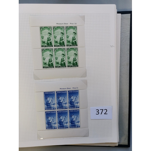 372 - NEW ZEALAND.  QV-QE collection in 2 volumes  QV used  then from KGV much both Mint and fine used not... 