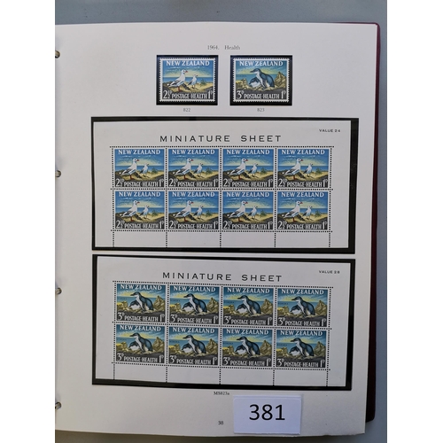 381 - NEW ZEALAND.  1944-2007 quite comprehensive M or UM collection in 3 printed albums  most spaces fill... 