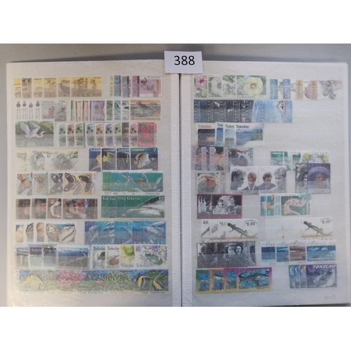 388 - NEW ZEALAND.  TOKELAU. UM collection on stockleaves to 2009  commem and defin sets  some m/s's. STC ... 