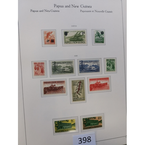 398 - PAPUA NEW GUINEA.  1952-2000 collection in printed KABE album  1952 to £1 M  then virtually all unmo... 