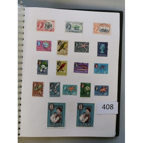 408 - ST HELENA.  QE 1953-2000 fine used collection with many defin and commem sets noting 1953-9  1993 Bi... 