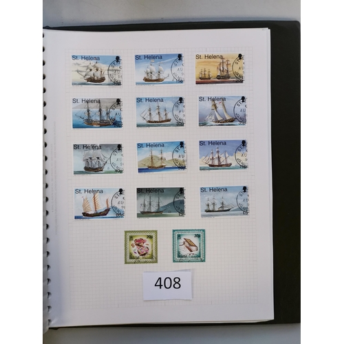 408 - ST HELENA.  QE 1953-2000 fine used collection with many defin and commem sets noting 1953-9  1993 Bi... 