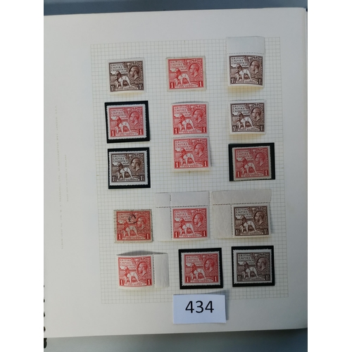 434 - ***VIDEO AVAILABLE*** GB MISC.  1840-1951 M or used collection on leaves  usual varied condition  QV... 