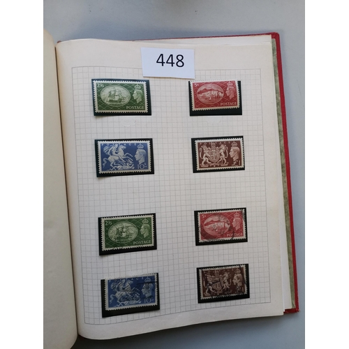 448 - GB MISC.  QV-KGVI collection in album incl. 1840 1d black and 2d blue  1864 1d plates range to Pl.22... 