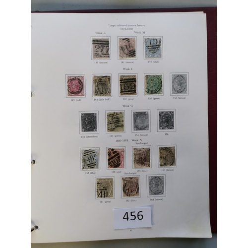 456 - GB MISC.  1840-1970 collection in printed album  very mixed condition  but incl. a sound used 1840 1... 