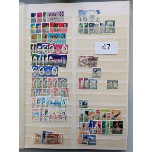 47 - MIXED WORLD.  Collection of c.1950's  1960's UM BC in 2 stockbooks  mainly fine  incl. part defin se... 