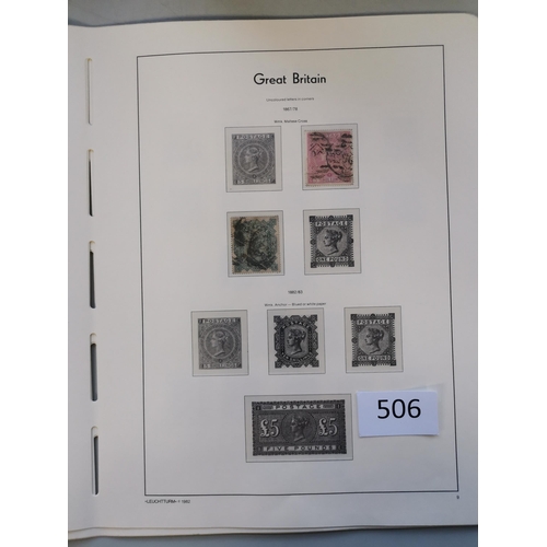 506 - QV.  A collection on Lighthouse leaves  very mixed condition  incl. 1840 1d black x 1 and 2d blue x ... 