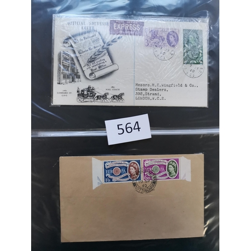 564 - QE II.  FIRST DAY COVERS. 1953-1975 collection with better incl. 1953 Coronation  1960 GLO with Lomb... 