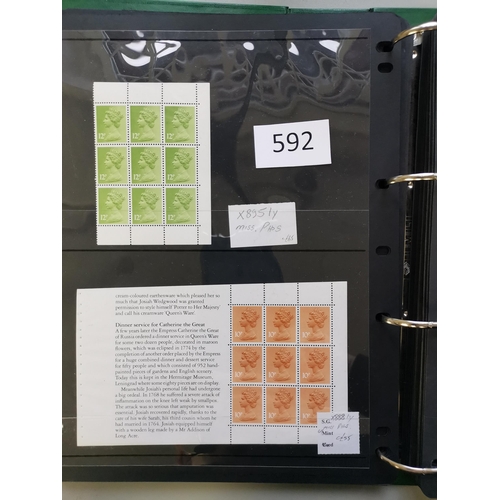 592 - ***VIDEO AVAILABLE*** DECIMAL MACHINS.  VARIETIES. UM collection on stocksheets in binder  incl. 43p... 