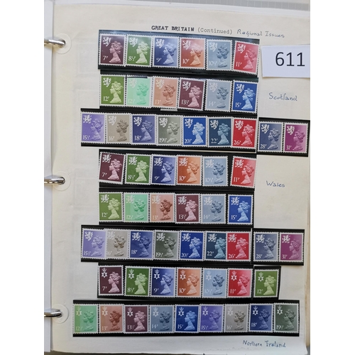 611 - DECIMAL COLLECTIONS.  Collections in 2 volumes and envelope  with value in UM decimal to 2007 with h... 