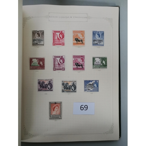 69 - MIXED WORLD.  QE mainly M 1950's collection incl. first defin sets for Gibraltar  KUT and Leeward Is... 