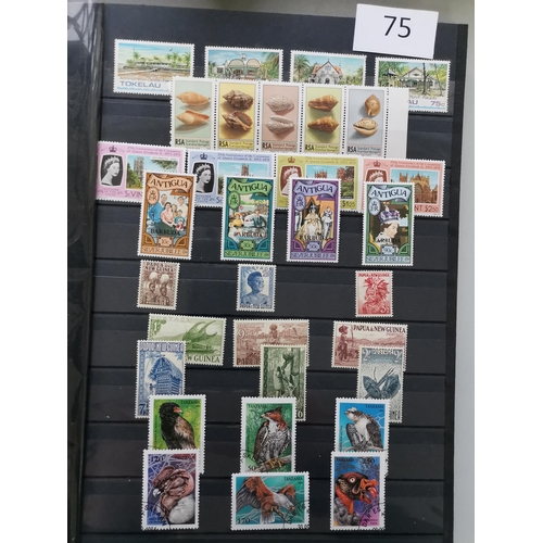 75 - MIXED WORLD.  Stockbook full with modern BC issues to c. 1990's M/UM (small amount of used)  incl. B... 