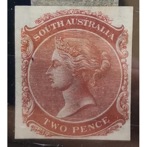 1 - MIXED WORLD. Rarely offered range of BC QV Chalons on leaves in mint/o.g. condition with Tasmania Di... 