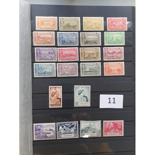 11 - MIXED WORLD. BC BWI KGVI M collection of basic sets  RSW's in stockbook incl. Bahamas  Bermuda  Caym... 