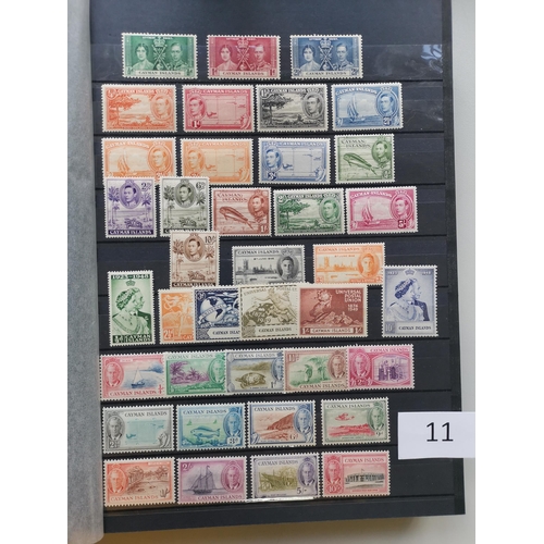 11 - MIXED WORLD. BC BWI KGVI M collection of basic sets  RSW's in stockbook incl. Bahamas  Bermuda  Caym... 