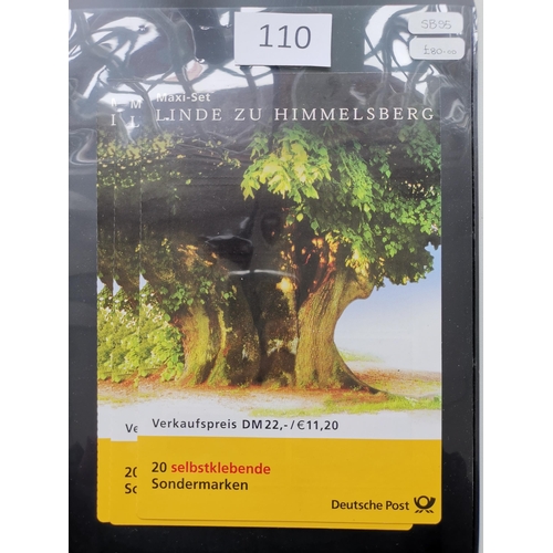 110 - GERMANY. BOOKLETS. 1961-2004 stock (31 different) incl. better. Cat. £2 770. (approx. 115 bklts)