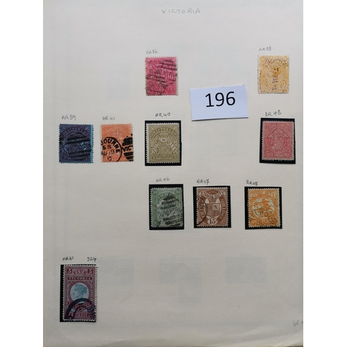 196 - AUSTRALIA. AUSTRALIAN STATES. A M and U collection on printed leaves  all States represented  incl. ... 