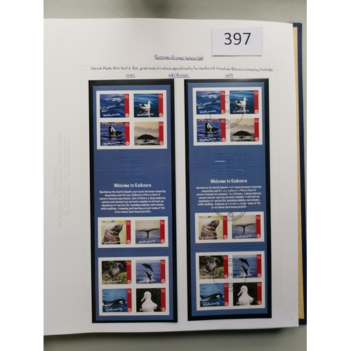 397 - NEW ZEALAND. c.2005-2013 C.A.L.S. (Customised Advertising Labels). A UM collection in album. (approx... 